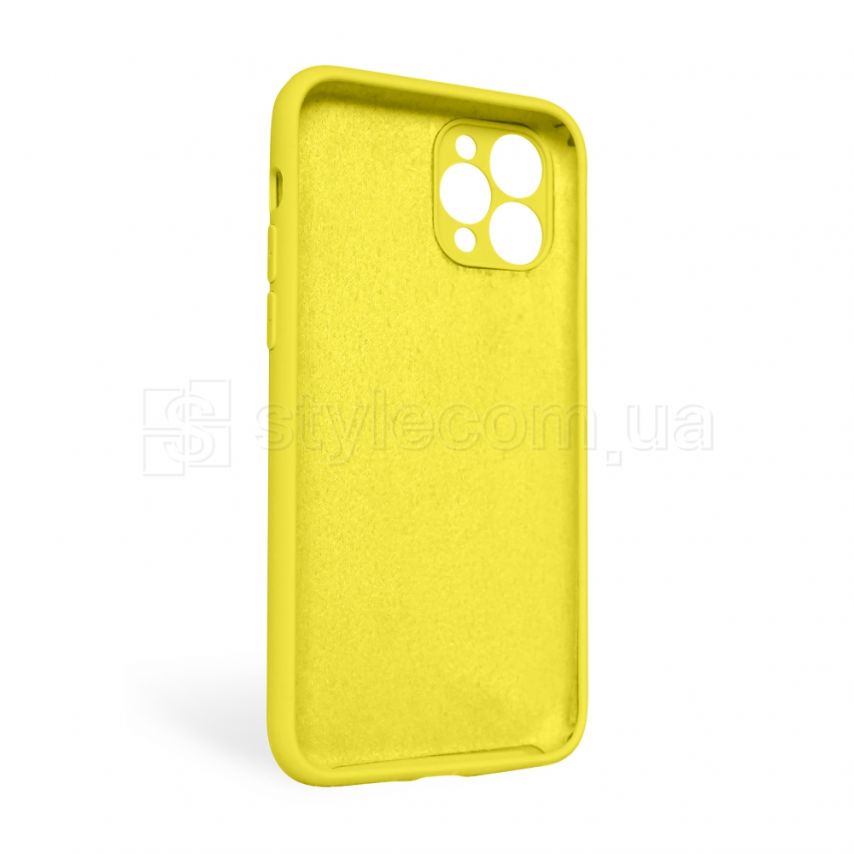 Чехол Full Silicone Case для Apple iPhone 11 Pro Max canary yellow (50) закрытая камера (без логотипа)