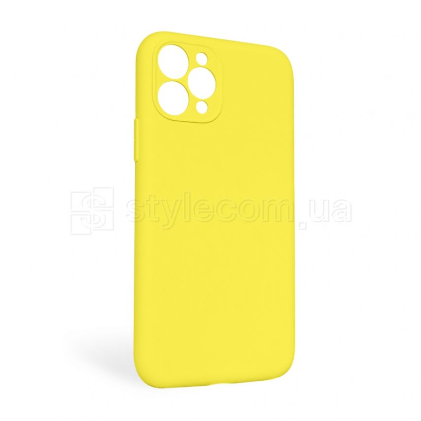 Чохол Full Silicone Case для Apple iPhone 11 Pro Max canary yellow (50) закрита камера (без логотипу)