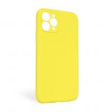 Чехол Full Silicone Case для Apple iPhone 11 Pro Max canary yellow (50) закрытая камера (без логотипа)