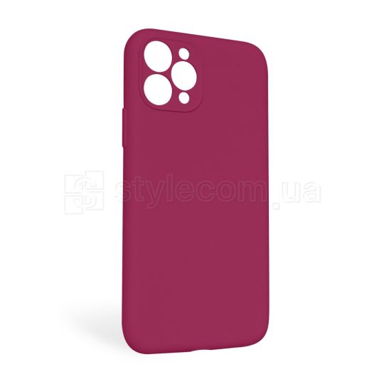 Чехол Full Silicone Case для Apple iPhone 11 Pro Max pomegranate (59) закрытая камера (без логотипа)