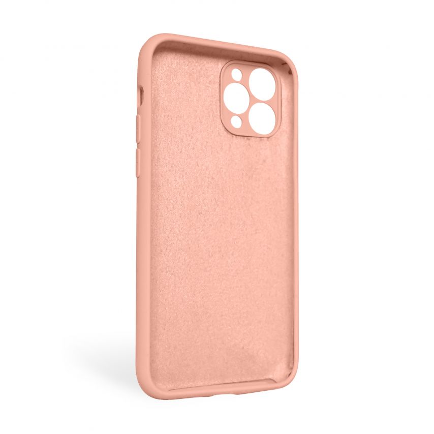 Чехол Full Silicone Case для Apple iPhone 11 Pro Max grapefruit (61) закрытая камера (без логотипа)