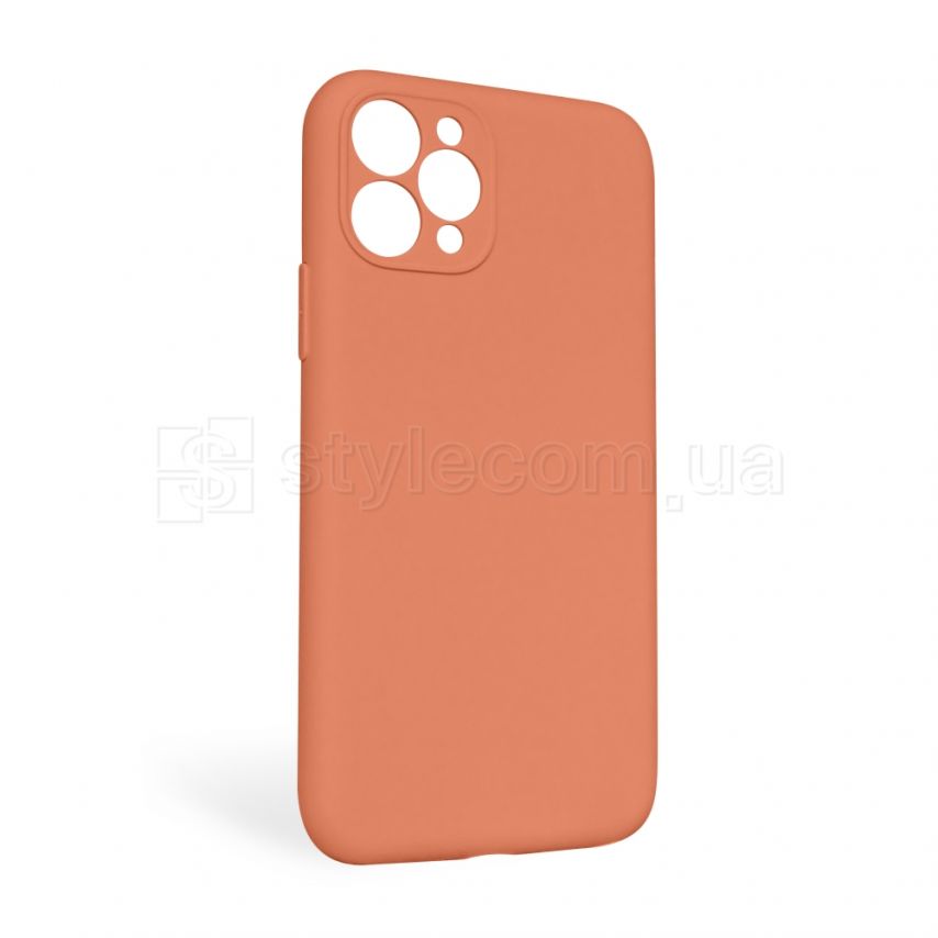 Чехол Full Silicone Case для Apple iPhone 11 Pro Max new peach (66) закрытая камера (без логотипа)