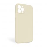 Чехол Full Silicone Case для Apple iPhone 11 Pro Max antique white (10) закрытая камера (без логотипа)