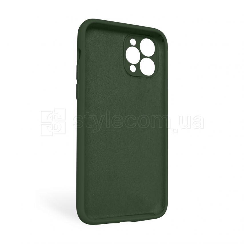 Чохол Full Silicone Case для Apple iPhone 11 Pro Max atrovirens green (54) закрита камера (без логотипу)