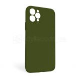 Чехол Full Silicone Case для Apple iPhone 11 Pro Max army green (45) закрытая камера (без логотипа) - купить за 136.00 грн в Киеве, Украине