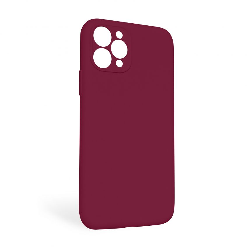 Чохол Full Silicone Case для Apple iPhone 11 Pro Max rose red (37) закрита камера (без логотипу)