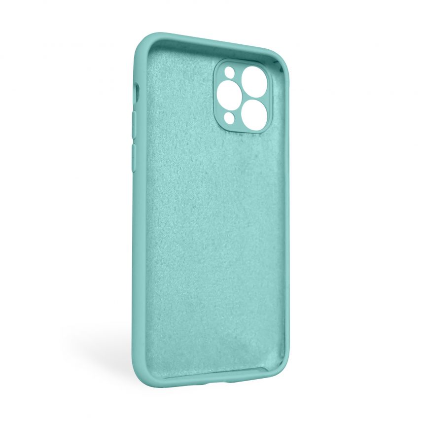 Чехол Full Silicone Case для Apple iPhone 11 Pro Max sea blue (21) закрытая камера (без логотипа)