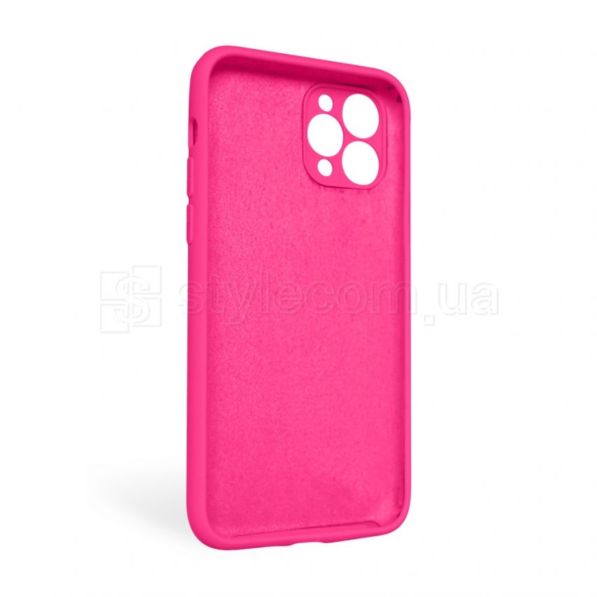 Чехол Full Silicone Case для Apple iPhone 11 Pro Max shiny pink (38) закрытая камера (без логотипа)