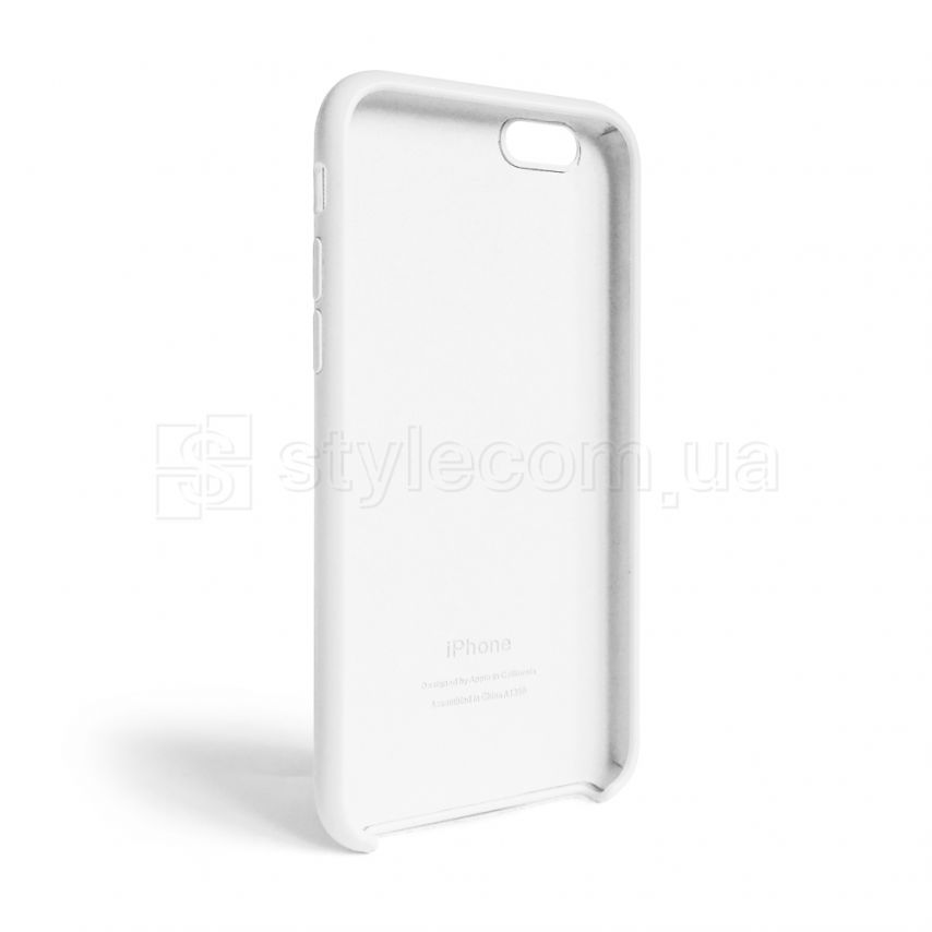 Чехол Full Silicone Case для Apple iPhone 6, 6s white (09) (без логотипа)