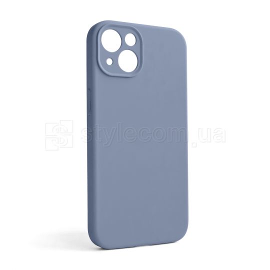 Чохол Full Silicone Case для Apple iPhone 13 lavender grey (28) закрита камера (без логотипу)