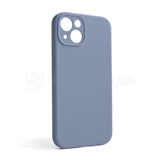 Чехол Full Silicone Case для Apple iPhone 13 lavender grey (28) закрытая камера (без логотипа)