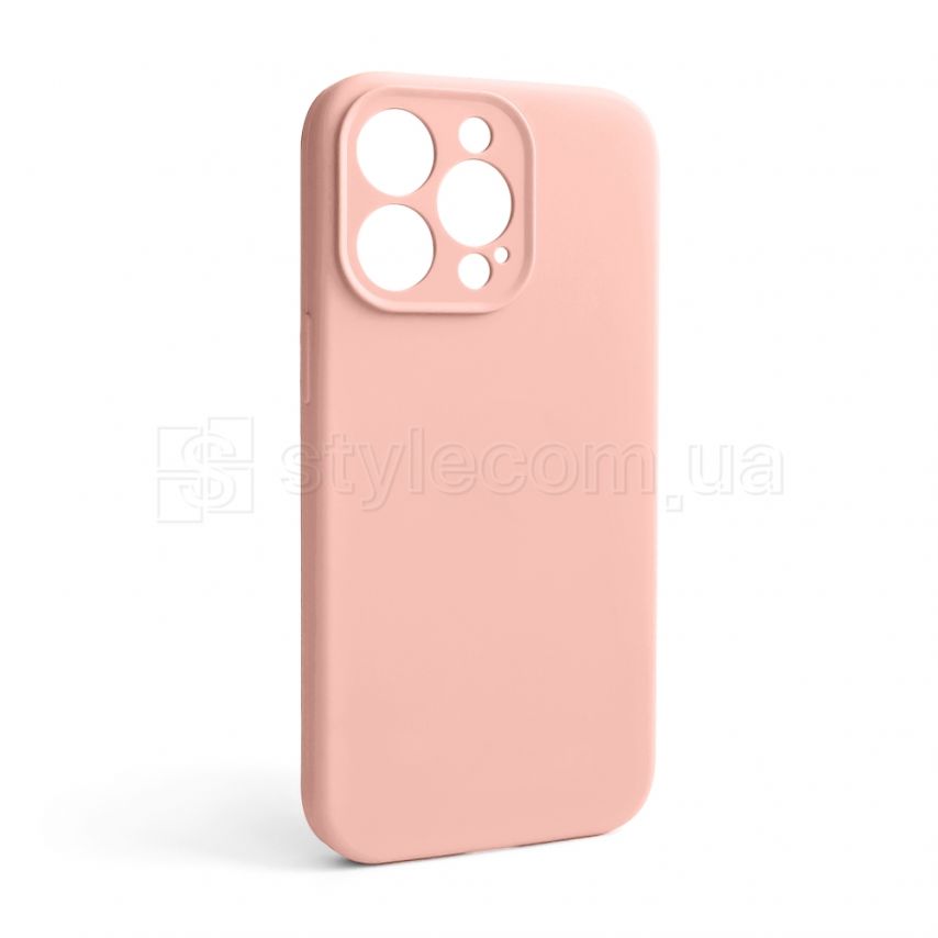 Чехол Full Silicone Case для Apple iPhone 13 Pro light pink (12) закрытая камера (без логотипа)