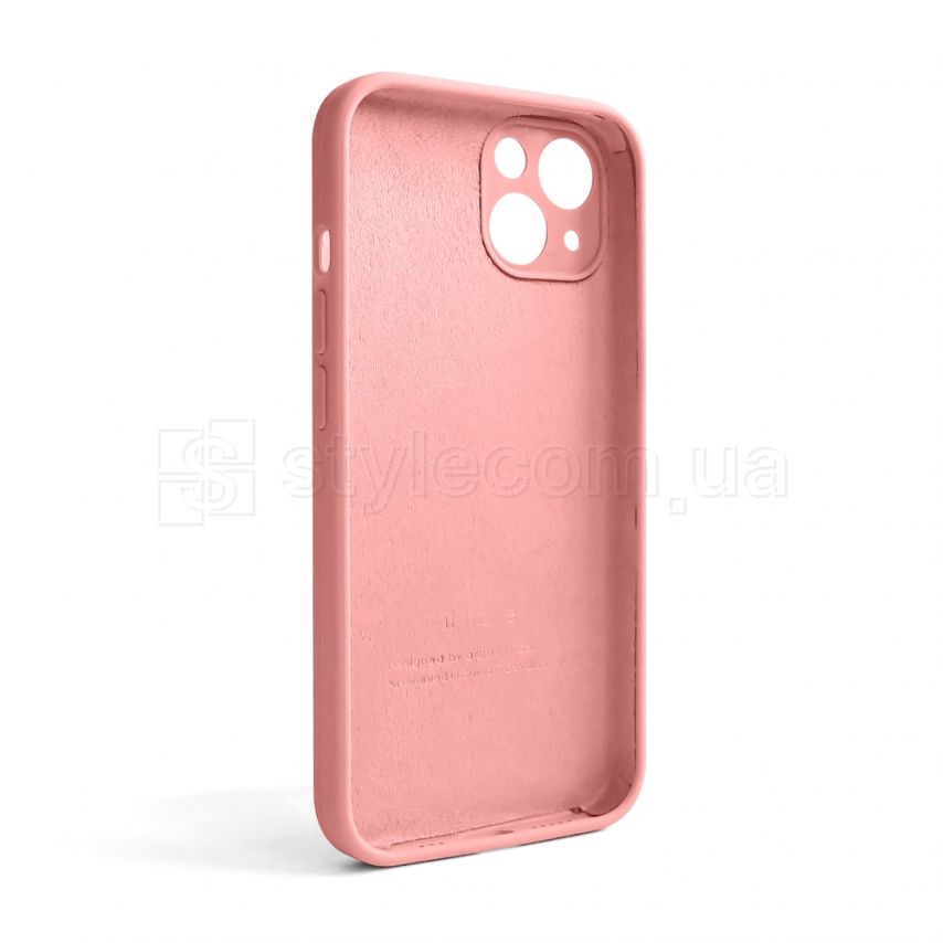 Чехол Full Silicone Case для Apple iPhone 13 light pink (12) закрытая камера (без логотипа)