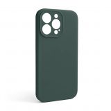 Чехол Full Silicone Case для Apple iPhone 13 Pro pine green (55) закрытая камера (без логотипа)