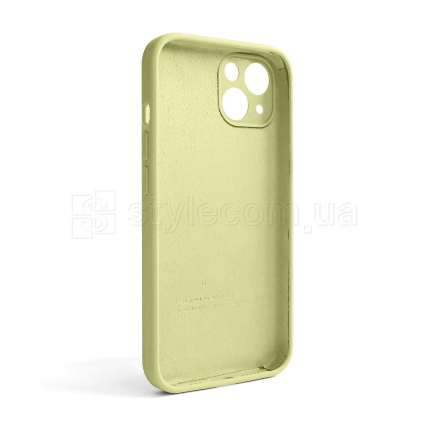 Чехол Full Silicone Case для Apple iPhone 13 mellow yellow (51) закрытая камера (без логотипа)
