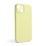 Чехол Full Silicone Case для Apple iPhone 13 mellow yellow (51) закрытая камера (без логотипа)