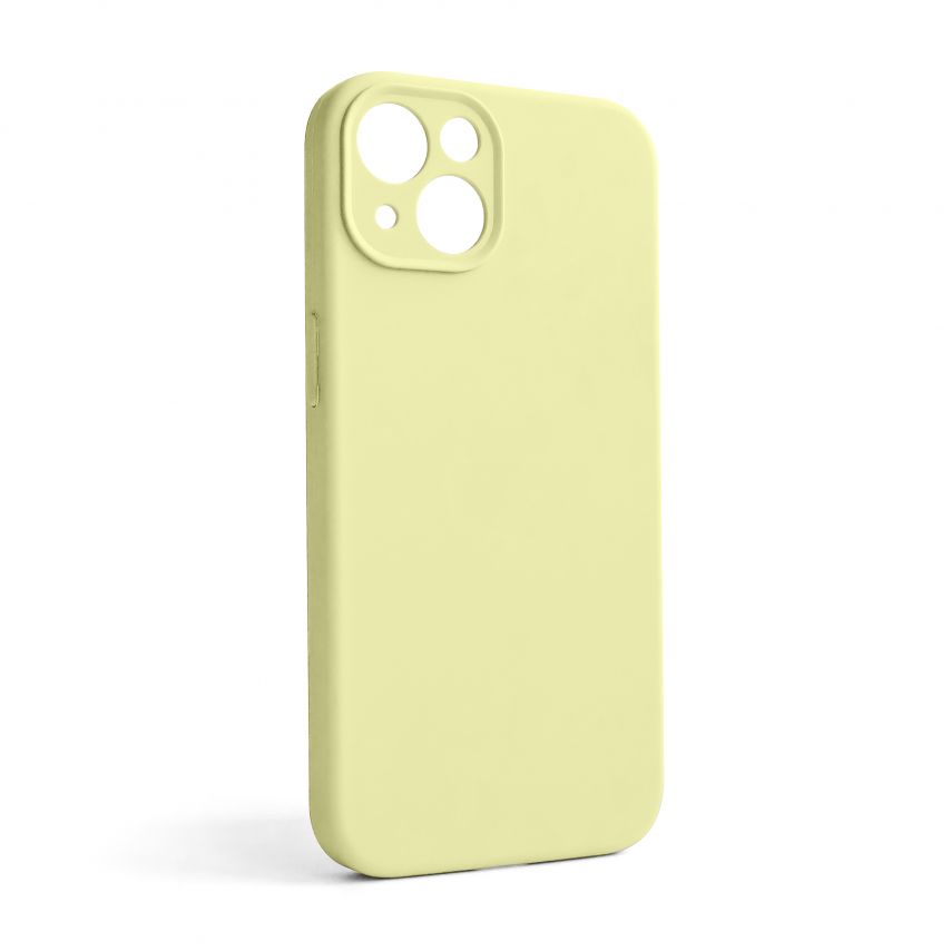 Чехол Full Silicone Case для Apple iPhone 13 mellow yellow (51) закрытая камера (без логотипа)