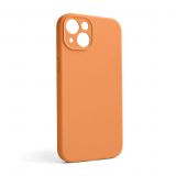 Чехол Full Silicone Case для Apple iPhone 13 papaya (49) закрытая камера (без логотипа)