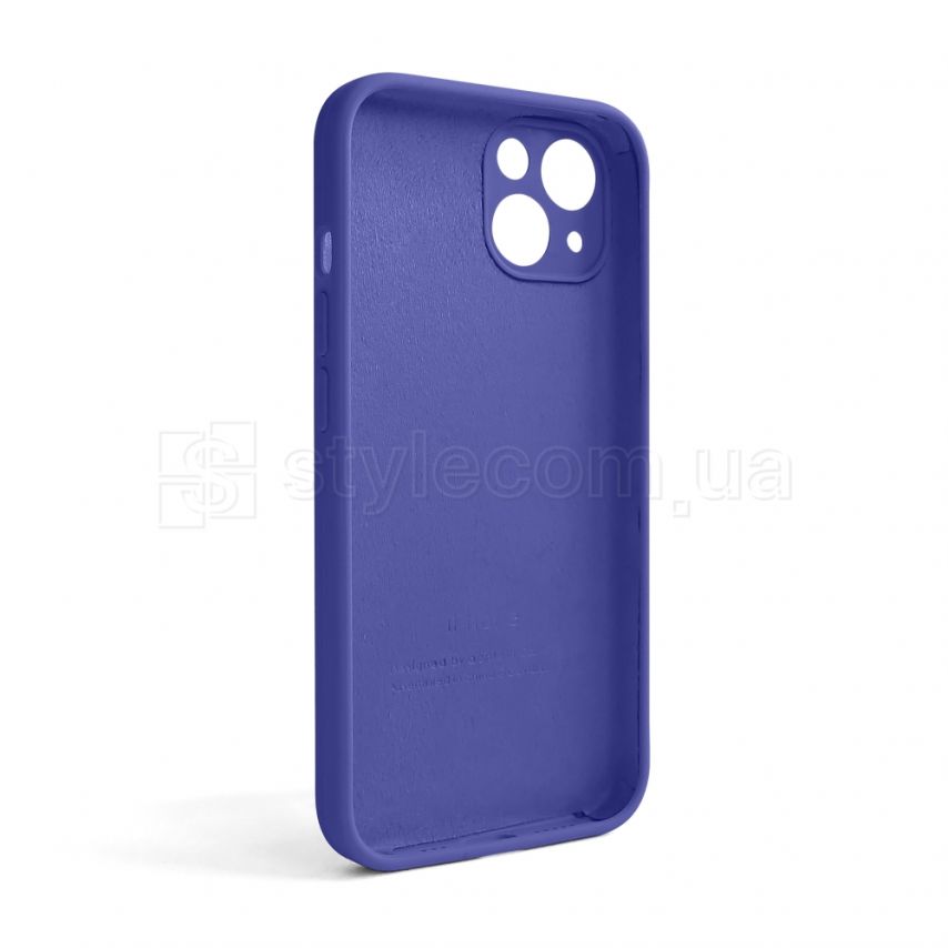 Чехол Full Silicone Case для Apple iPhone 13 purple (34) закрытая камера (без логотипа)