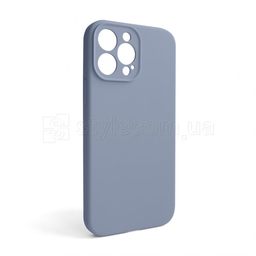 Чохол Full Silicone Case для Apple iPhone 13 Pro Max sierra blue (62) закрита камера (без логотипу)