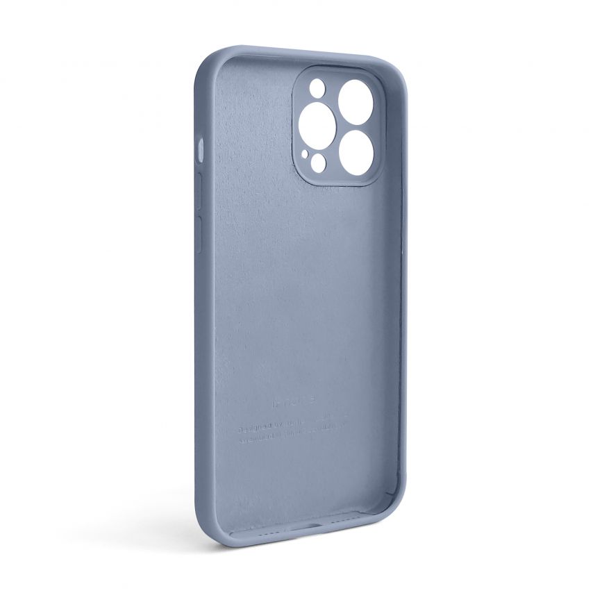 Чехол Full Silicone Case для Apple iPhone 13 Pro Max sierra blue (62) закрытая камера (без логотипа)