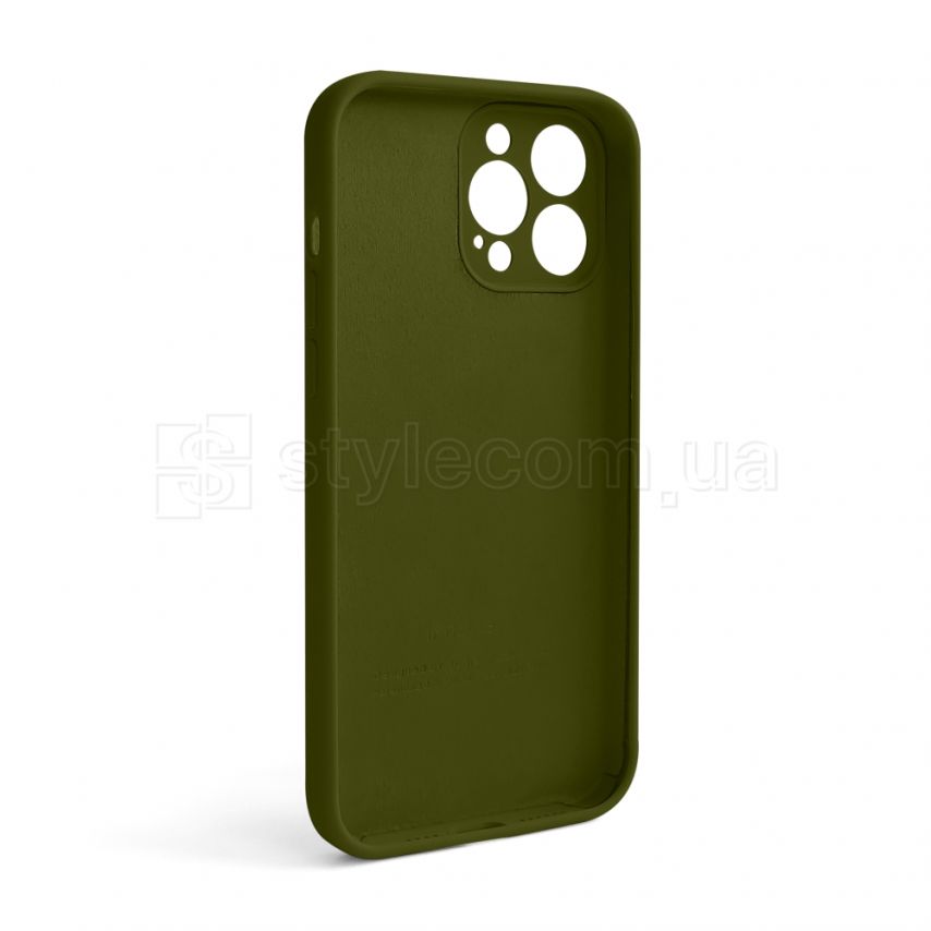 Чехол Full Silicone Case для Apple iPhone 13 Pro Max forest green (63) закрытая камера (без логотипа)