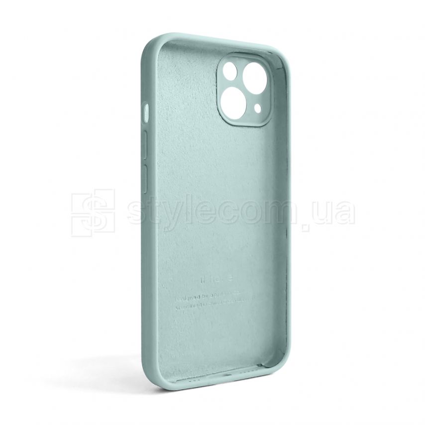 Чехол Full Silicone Case для Apple iPhone 13 turquoise (17) закрытая камера (без логотипа)