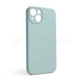 Чехол Full Silicone Case для Apple iPhone 13 turquoise (17) закрытая камера (без логотипа)