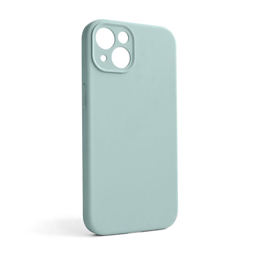 Чехол Full Silicone Case для Apple iPhone 13 turquoise (17) закрытая камера (без логотипа)