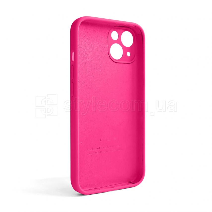 Чохол Full Silicone Case для Apple iPhone 13 shiny pink (38) закрита камера (без логотипу)