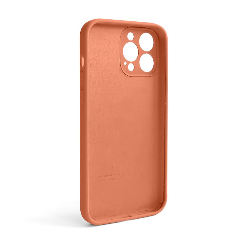 Чехол Full Silicone Case для Apple iPhone 13 Pro Max new peach (66) закрытая камера (без логотипа)