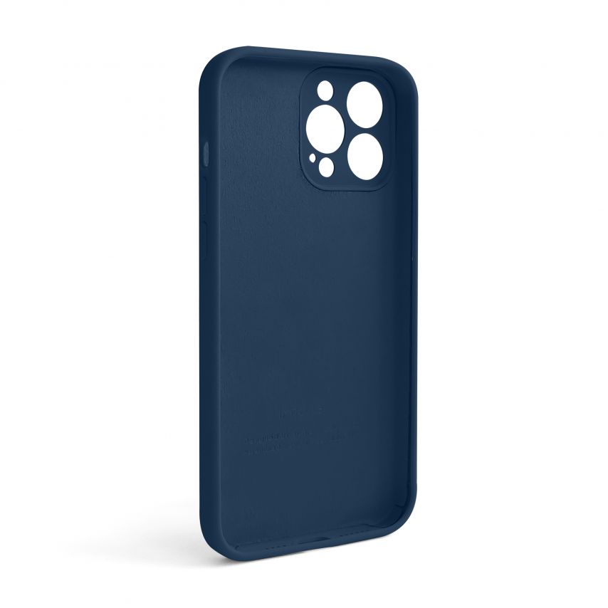 Чехол Full Silicone Case для Apple iPhone 13 Pro Max deep navy (68) закрытая камера (без логотипа)