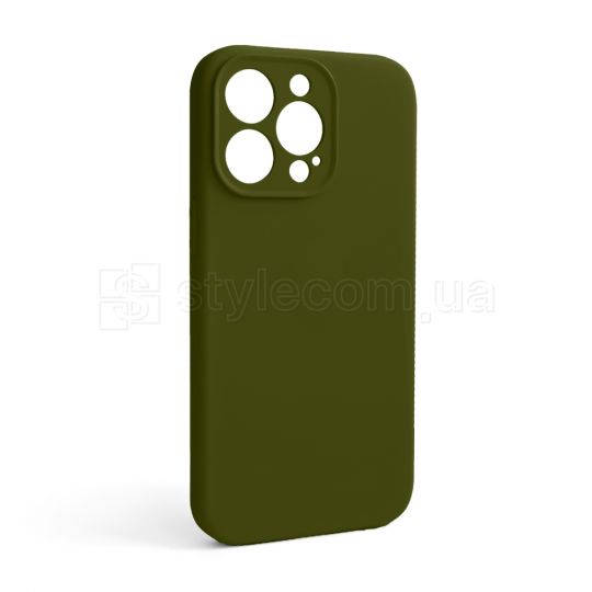 Чохол Full Silicone Case для Apple iPhone 13 Pro forest green (63) закрита камера (без логотипу)