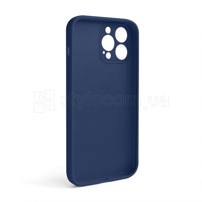 Чохол Full Silicone Case для Apple iPhone 13 Pro Max blue cobalt (36) закрита камера (без логотипу)