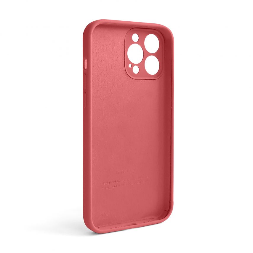 Чехол Full Silicone Case для Apple iPhone 13 Pro Max camellia (25) закрытая камера (без логотипа)