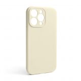 Чехол Full Silicone Case для Apple iPhone 13 Pro antique white (10) закрытая камера (без логотипа)