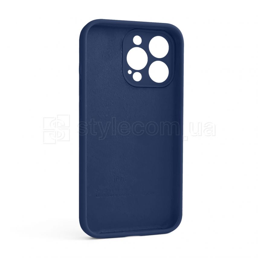 Чехол Full Silicone Case для Apple iPhone 13 Pro blue cobalt (36) закрытая камера (без логотипа)