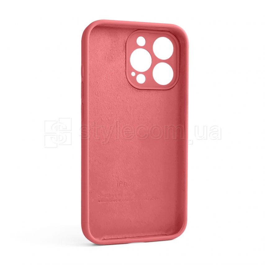 Чохол Full Silicone Case для Apple iPhone 13 Pro camellia (25) закрита камера (без логотипу)