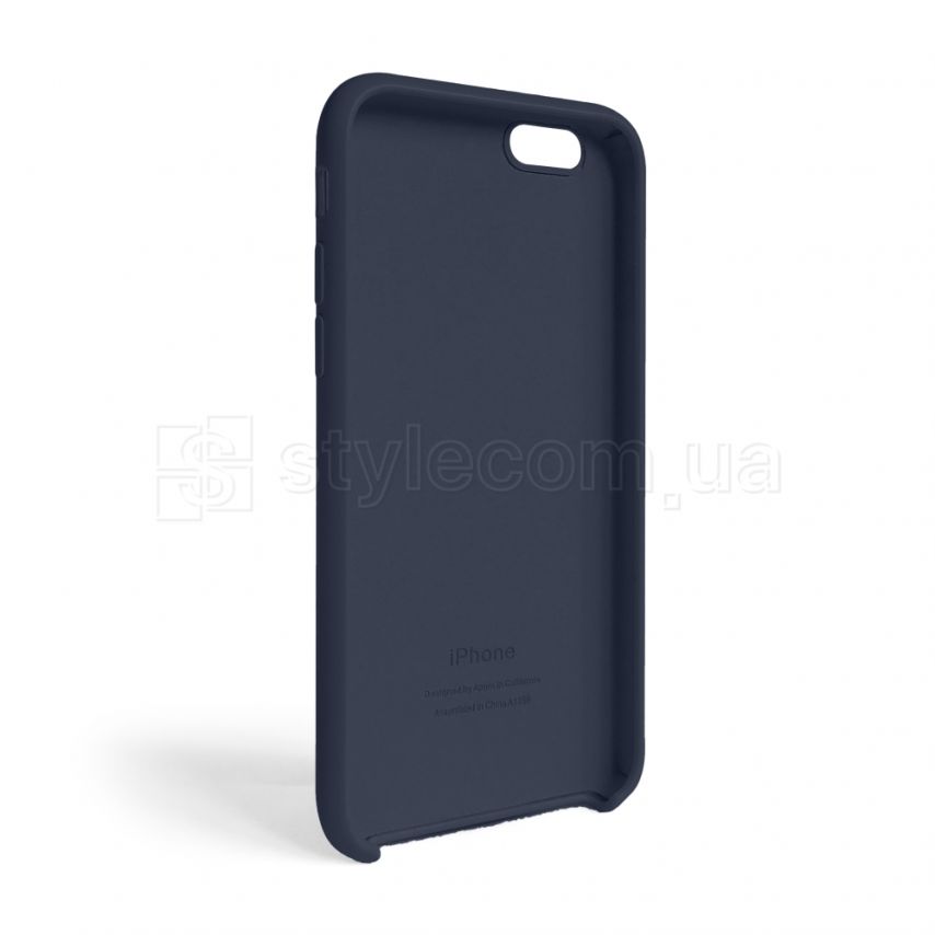 Чехол Full Silicone Case для Apple iPhone 6, 6s dark blue (08) (без логотипа)