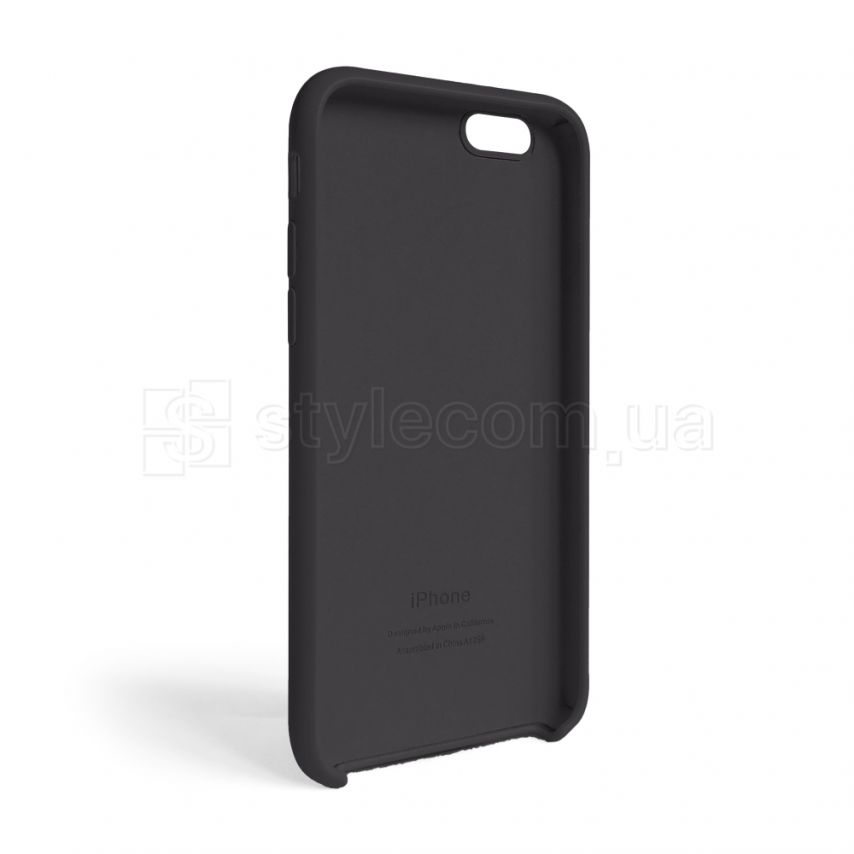 Чехол Full Silicone Case для Apple iPhone 6, 6s dark grey (15) (без логотипа)