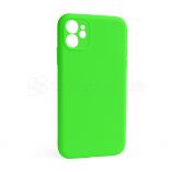 Чехол Full Silicone Case для Apple iPhone 12 shiny green (40) закрытая камера (без логотипа) - купить за 135.66 грн в Киеве, Украине
