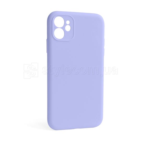 Чохол Full Silicone Case для Apple iPhone 12 lilac (39) закрита камера (без логотипу)