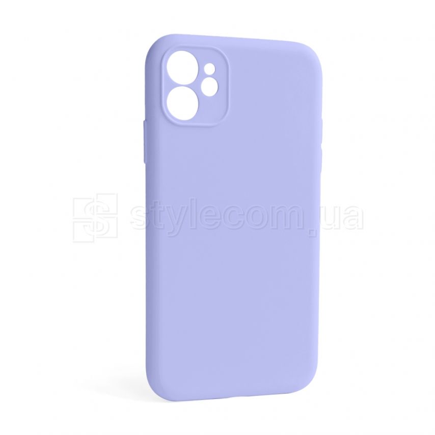 Чехол Full Silicone Case для Apple iPhone 12 lilac (39) закрытая камера (без логотипа)