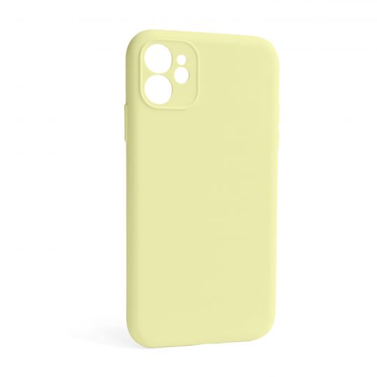 Чохол Full Silicone Case для Apple iPhone 12 mellow yellow (51) закрита камера (без логотипу) - купити за 150.62 грн у Києві, Україні