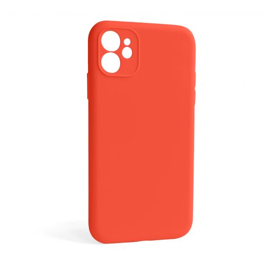Чехол Full Silicone Case для Apple iPhone 12 orange (13) закрытая камера (без логотипа) - купить за 150.62 грн в Киеве, Украине