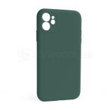 Чехол Full Silicone Case для Apple iPhone 12 pine green (55) закрытая камера (без логотипа) - купить за 135.66 грн в Киеве, Украине