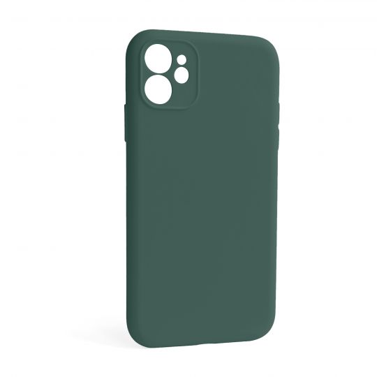 Чохол Full Silicone Case для Apple iPhone 12 pine green (55) закрита камера (без логотипу) - купити за 150.62 грн у Києві, Україні