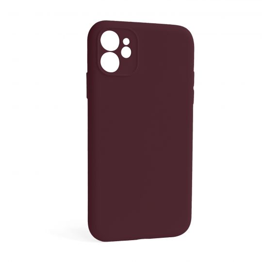 Чехол Full Silicone Case для Apple iPhone 12 plum (57) закрытая камера (без логотипа) - купить за 150.62 грн в Киеве, Украине