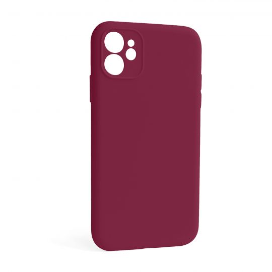 Чохол Full Silicone Case для Apple iPhone 12 rose red (37) закрита камера (без логотипу) - купити за 150.96 грн у Києві, Україні