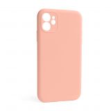 Чехол Full Silicone Case для Apple iPhone 12 grapefruit (61) закрытая камера (без логотипа)